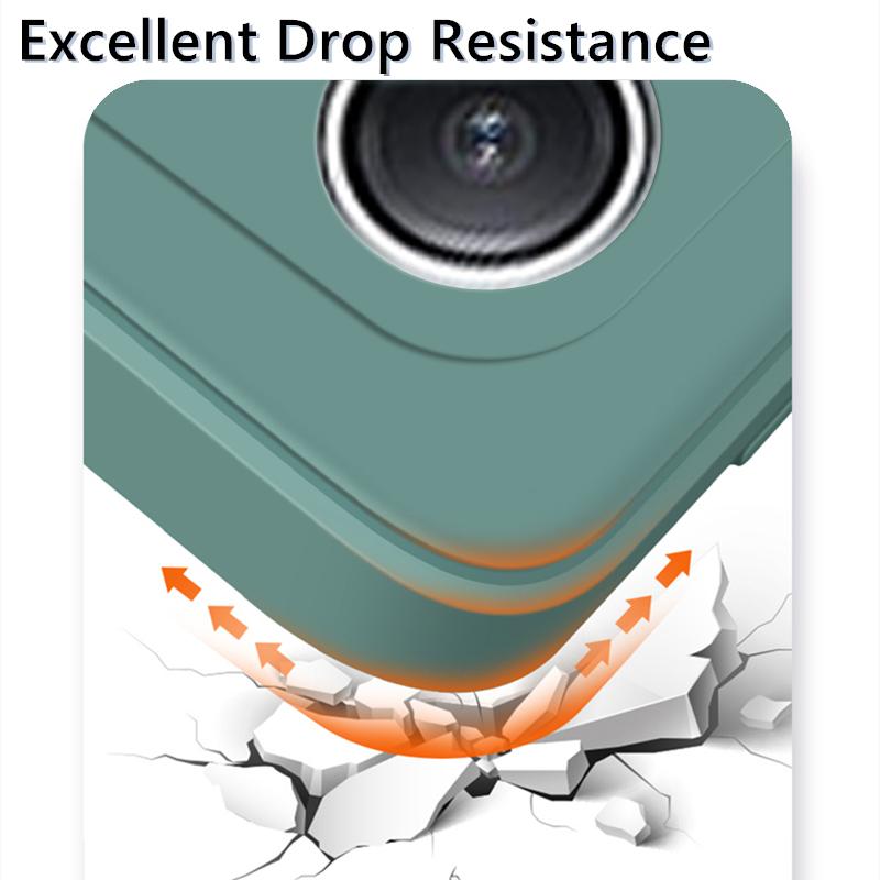 For Xiaomi Redmi 12 4G Case Full Cover Xiaomi Redmi 12C 10C 12 10 4G Cover Housing Shockproof Liquid Silicone TPU Black Funda