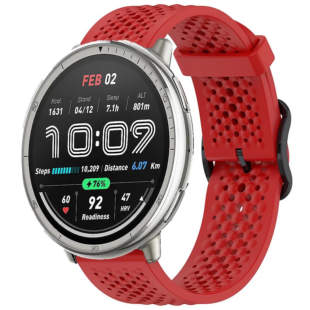 20-метровый силиконовый ремешок для Amazfit Active 2, спортивный сменный браслет для Amazfit GTS 4 mini 3 2 2e/Bip 3/3 Pro/Bip U Pro
