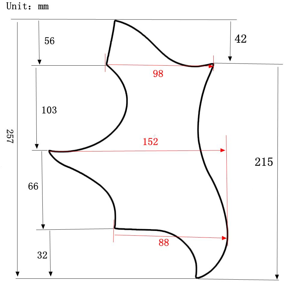 1R Pigeon Flower Crystal Epoxy Resin Guitar Pickguard Elastic Soft Rubber Anti-Scratch Plate For Folk Acoustic Guitar