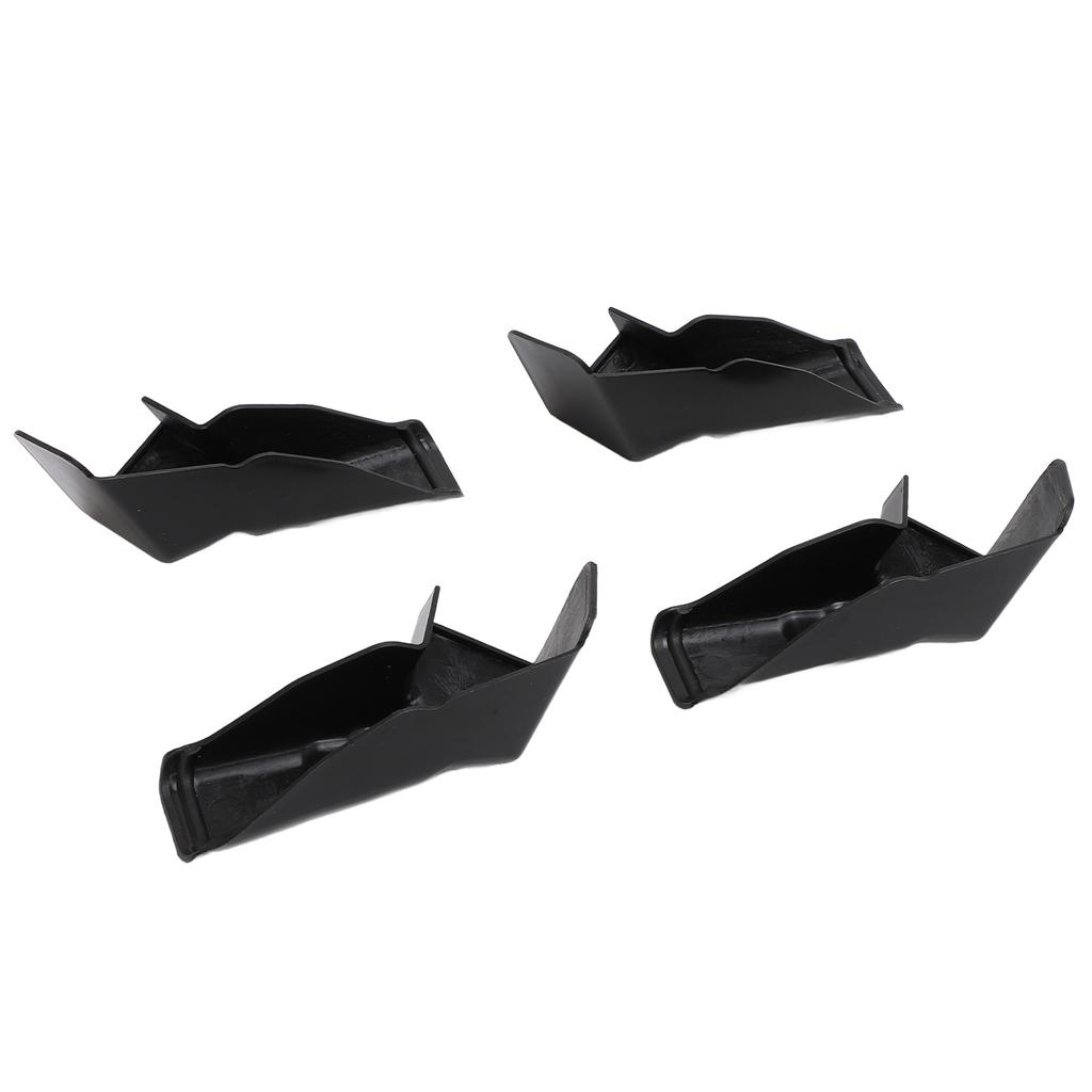 4pcs RV Gutter Spouts Direct Rain Water Away From RV Gutter Extender for Most Motorhomes Black