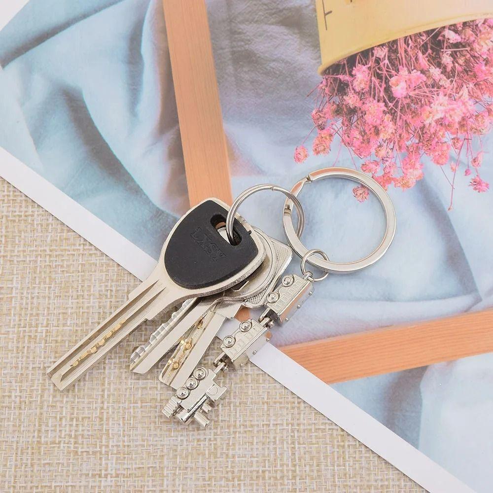 Train Model Mini Train Model Zinc Zinc Alloy Keychain Movable Joint Train Model Keychain Girls