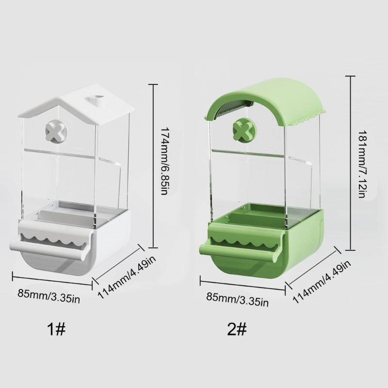 Кормушки для птиц большой емкости, прикручиваемые к клетке для помещений, инструмент для кормления птиц с насестом