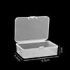 Pp Transparent Box Rectangular Flip Storage Box Square Packaging Case Round Blister Box Accessories Organizing Product Packag