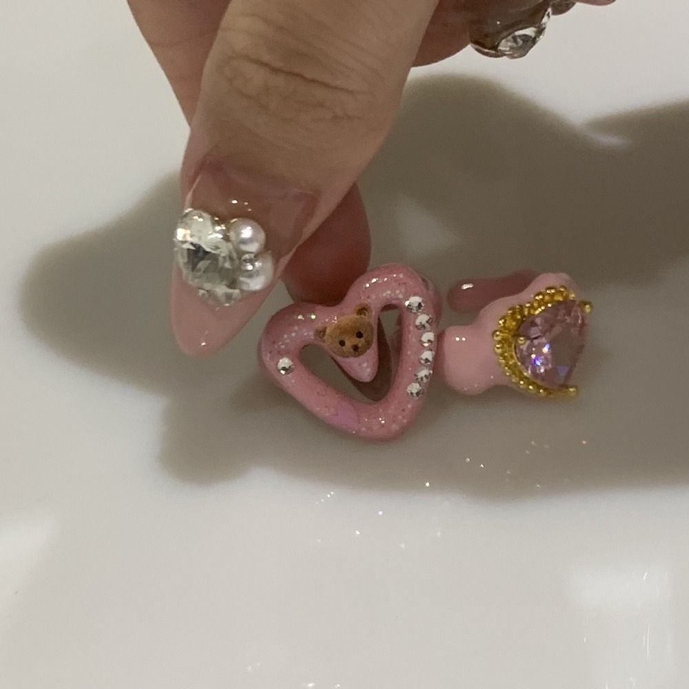 Кольцо с геометрическим рисунком медведя, капающее масло, нерегулярная эмаль, кольцо с индивидуальной росписью для мужчин