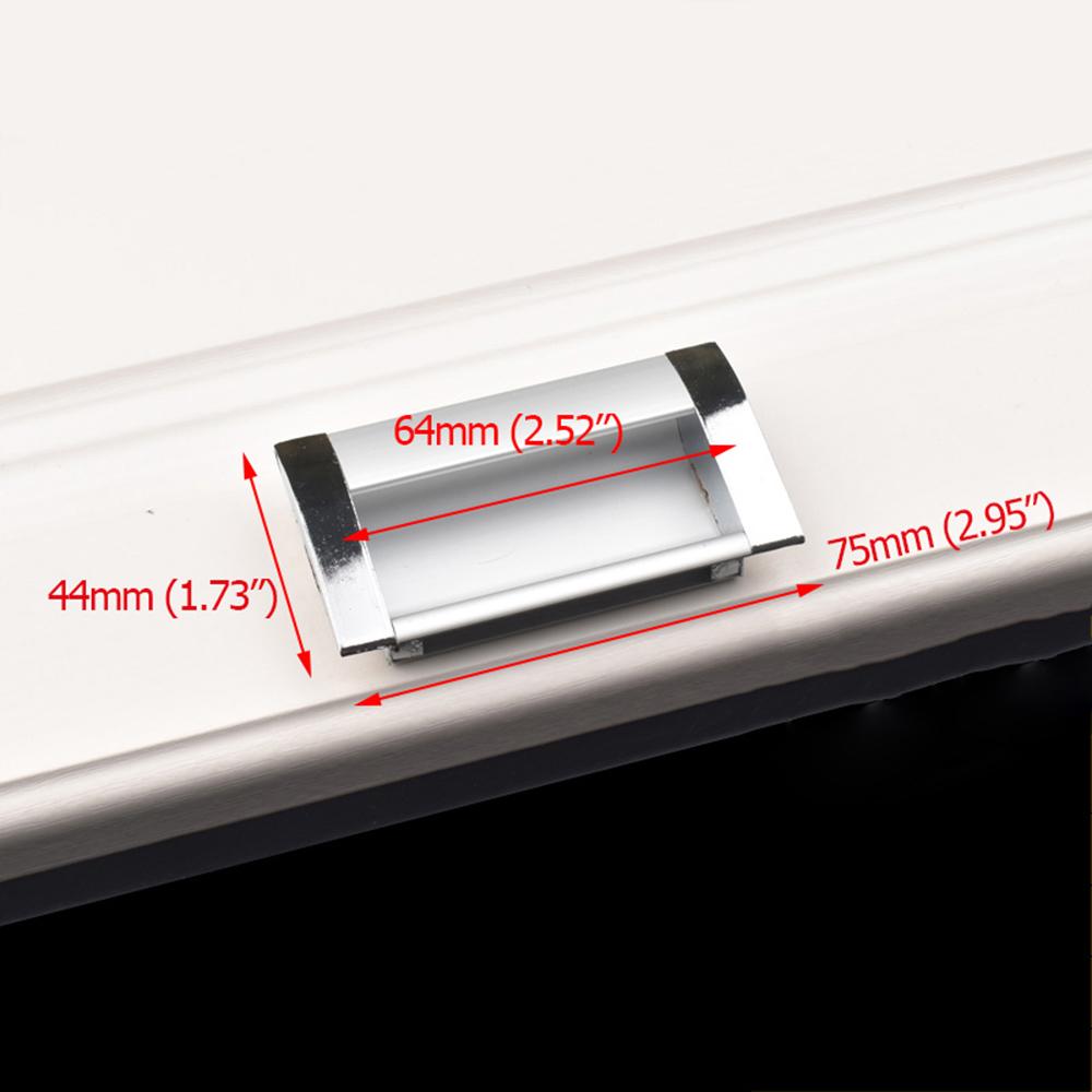 Aluminum Alloy Modern Cabinet Furniture Cupboard Door Handle Door Knob Embed Hidden Pulls
