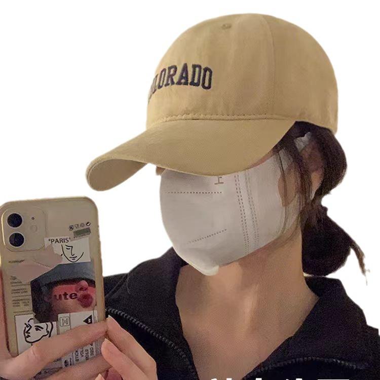Large Head Circumference Duckbill Cap for Women, Korean Style, Extra Large Deep Top Sun Protection Hat, Wide Brim Hard Top Baseball Cap for Men,