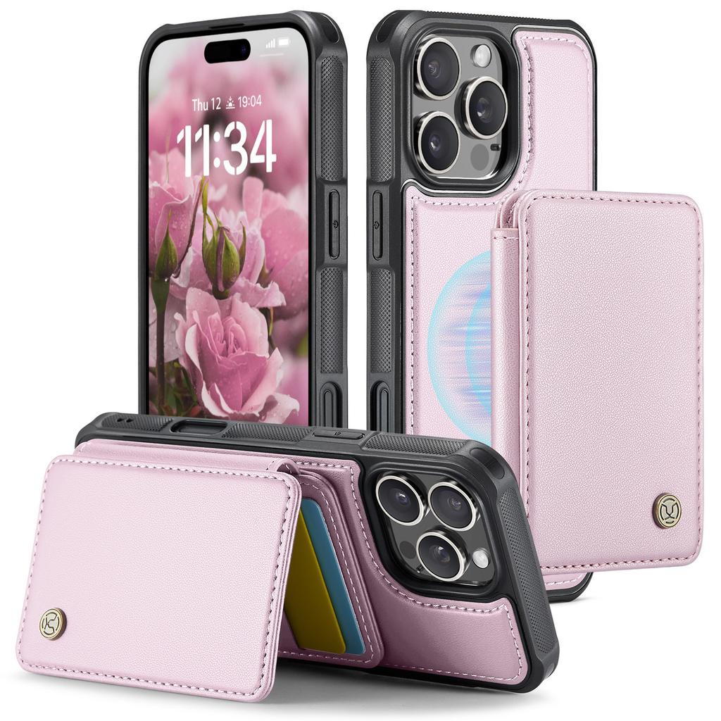 Кожаный чехол-кошелек для iPhone 16 ProMax - качественный противоударный держатель для карт, деловой чехол с полным покрытием для iPhone 16/15/14/13/12/11/Pro/Promax/Plus