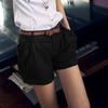 [ Android Accessories ]Women Fashion Solid England Style Mid Waist Casual Summer Shorts Pants
