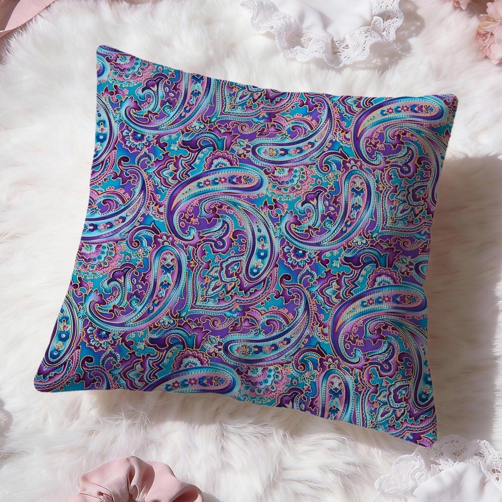 Landscape Cushion Cover Premium Comfort Reversible Pillow Cove Two in One Design for Any Room  Car Interior