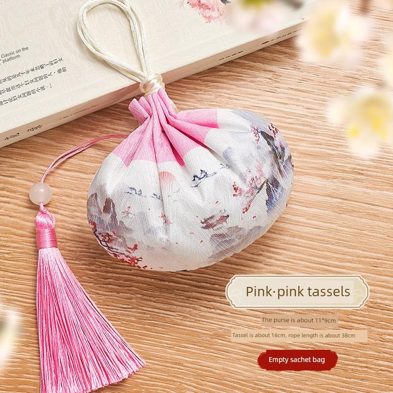 Empty Sachet Bags for the Dragon Boat Festival, Containing Mugwort and Traditional Chinese Medicine, Embroidered Hanging Sachets, Small Cloth Bags