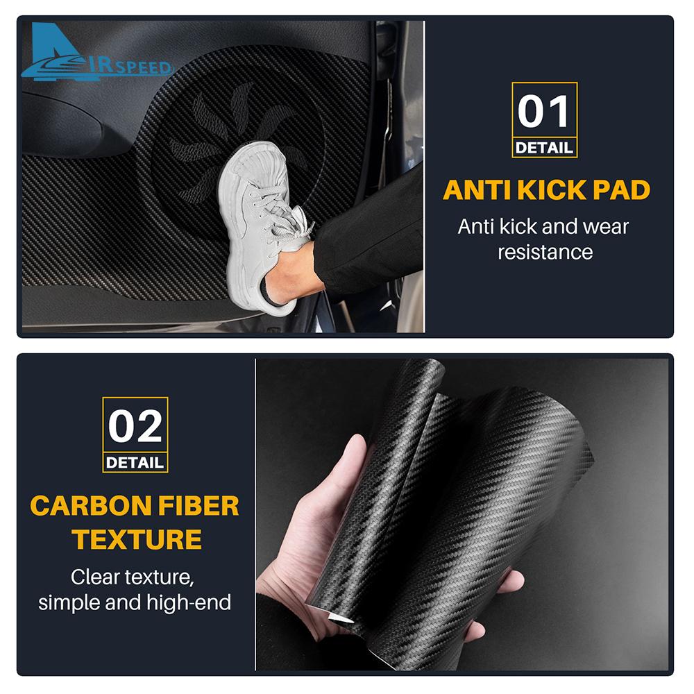 Door Anti-Kick Pad for Nissan Rogue X-Trail 2014 2015 2016 2017 2018 2019 2020 LHD RHD Car Leather Carbon Mat Trim Accessories