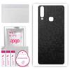 apgo Protective Skin Sticker for the Back Compatible with Vivo Y19, Wrap Film, Foil, Vinyl - Pattern Black Honeycomb