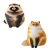 Fox Raccoon Cuddly Plush Toy Huggable Doll Nap Pillow Sofa Cushion Gift Kids