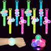 12 шт. светящиеся топы со светодиодной подсветкой, браслеты-спиннеры для детей, подарки на день рождения, товары для вечеринок, карнавальные призы, сумки для сладостей, набивки