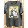 Dinosaur II Band T Shirt, Dinosaur II Pattern Charcoal Gray Retro T Shirt, Summer New Casual Harajuku Style Unisex T Shirt