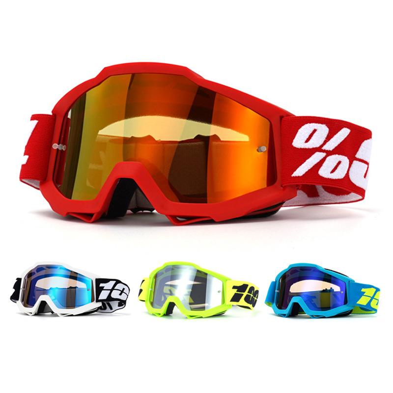 100%100% Motorcycle Off-Road Goggles Outdoor Riding Windproof and Sandproof Protective Glasses Riding Eyewear