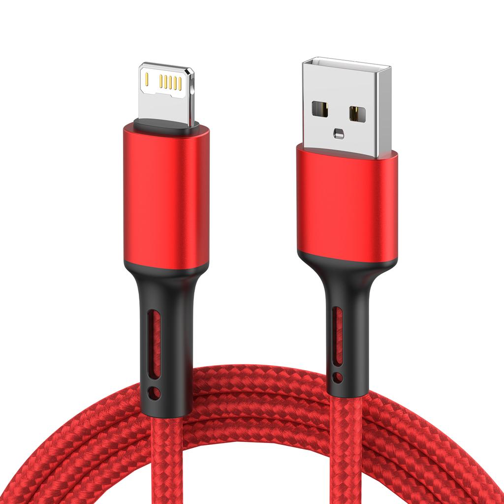 3A USB Cable For iPhone 14 13 12 11 Pro Max X XS XR 6s 7 8 Plus 1m 2m 3m Lead Mobile Phone Fast Charging Cord Data Charger Wire