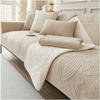 Nordic Simple Solid Color Диванная подушка Four Seasons Чистая хлопковая ткань Противоскользящая подушка для сидения из цельного хлопка Современный чехол для дивана Home