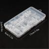 120Pcs False Nail Tips Short French Half Cover Artificial Acrylic Nails Clear