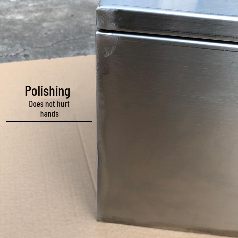 Запираемый ящик для инструментов из нержавеющей стали - Большой органайзер для крепления в автомобиль