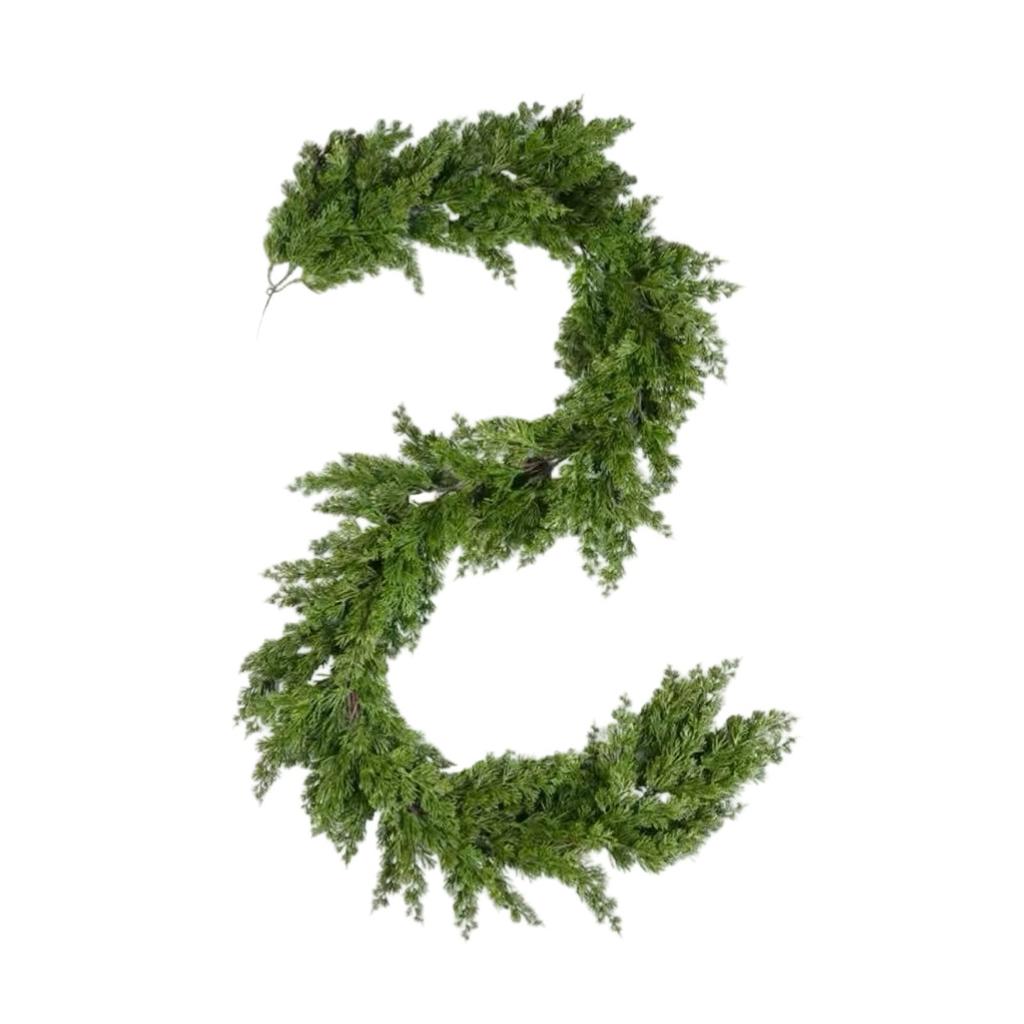 Christmas Garland Realistic Christmas Decoration for Holiday Fireplace Table
