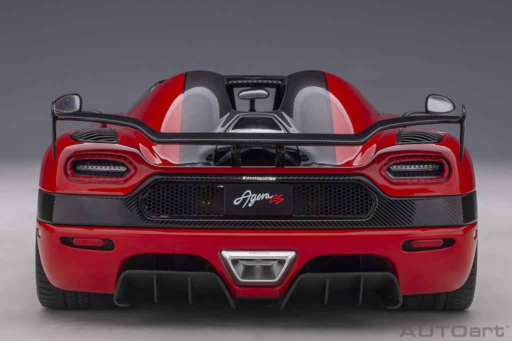 AUTOart Koenigsegg Agera RS Black Finished Model 79022 1/18 Red/Carbon