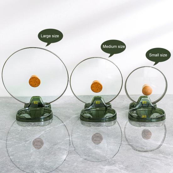 Держатель крышки кастрюли, гладкие края, устойчивое основание, удобная полка с крышкой для кастрюли, стеллаж для хранения посуды