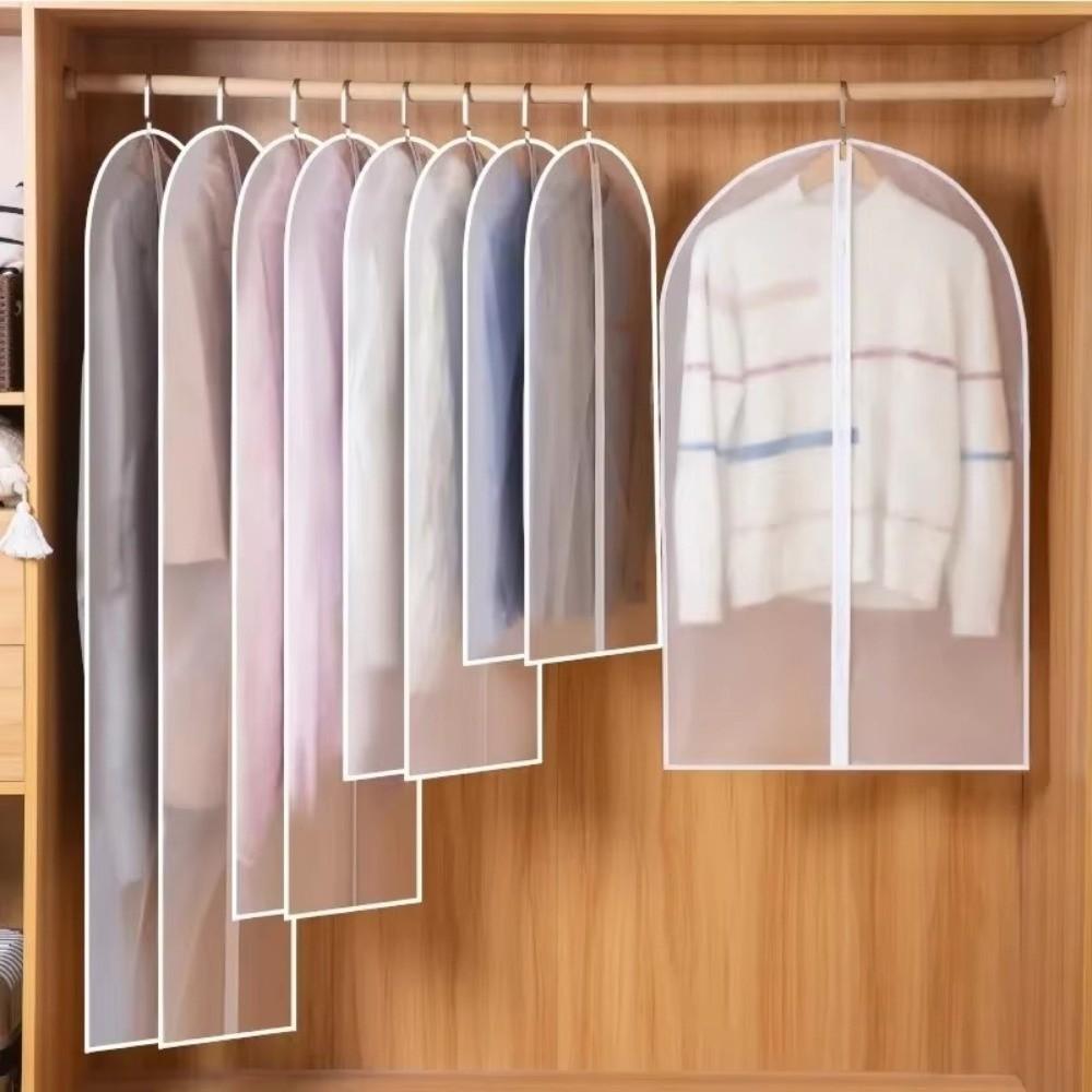 Hanging Garment Cover Clothing Dust-proof Covers for Wedding Dress Suit Coat Closet Wardrobe