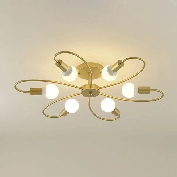 Светодиодная люстра в стиле минимализма в скандинавском стиле, люстра для спальни, освещение гостиной, люстра для дома, украшение комнаты, осветительные приборы