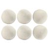 Natural Fabric Softening Ball Efficient Laundry Wool Dryer Ball Essential Cut Down Drying Time 7cm Diameter Pack of 6