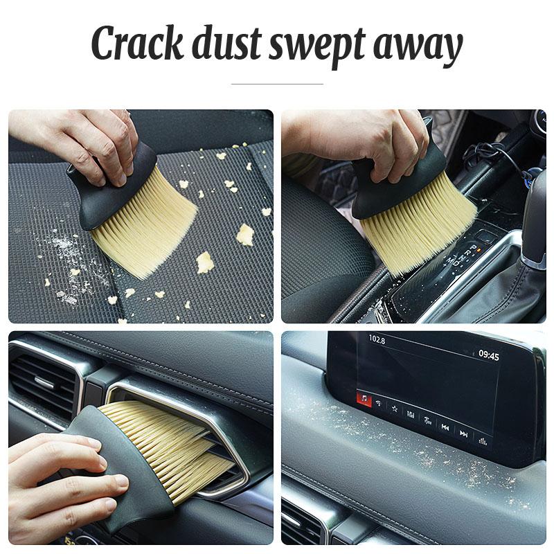 QDDY3 Car Wash Brush Dust Remover Air Outlet Soft Bristles Brushes For Lexus F SPORT LBX NX RX 350h 450h ES UX 300e GS GX IS LS LX CT