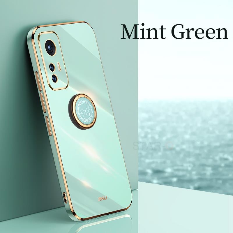 Xiaomi12 T Mi12 12lite Роскошный чехол-держатель с покрытием для Xiaomi Mi 12 Lite 12T Pro Ultra 12T 5g Подставка Силиконовый чехол