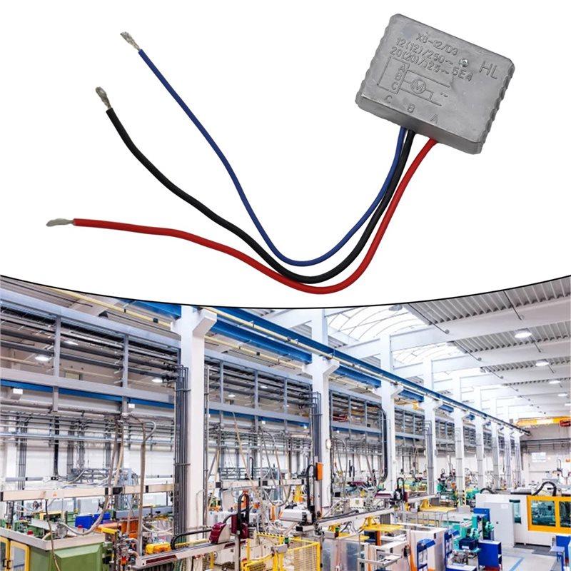 ABBY-Soft Start Switch Current Limiter Module Plastic Metal Design 250V To 16A For Angle Grinder Power Tool Accessories