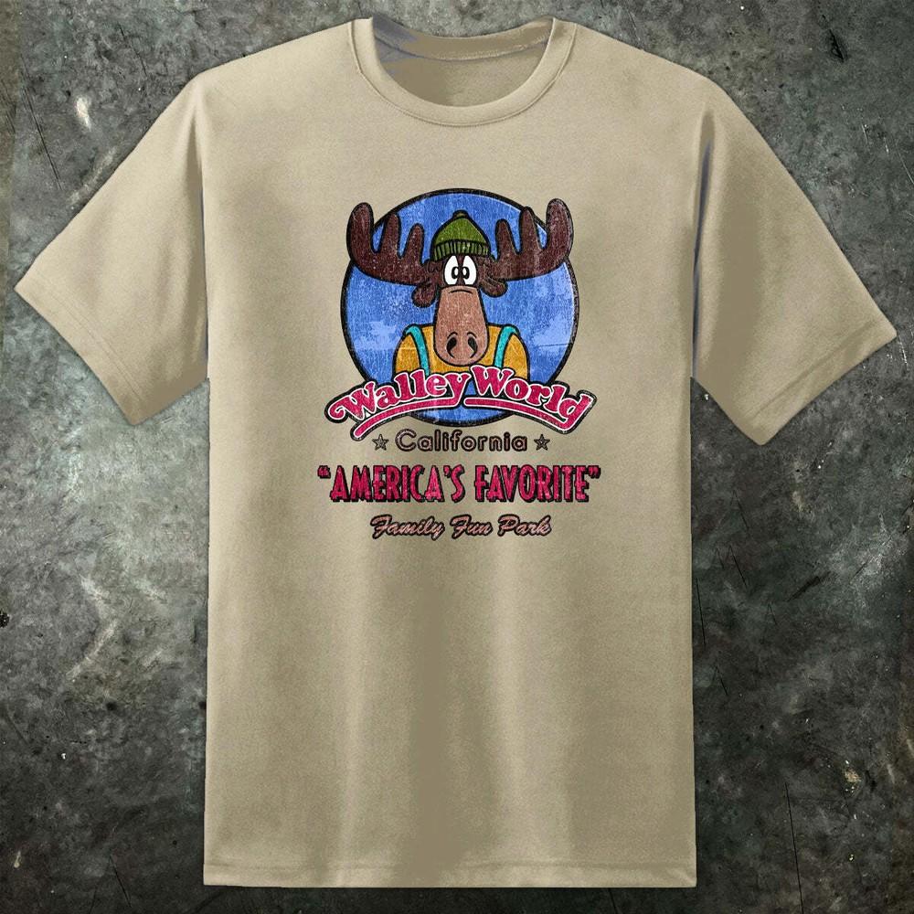 Walleys World Theme Park Mens T Shirt National Lampoons Vacation Movie 80s