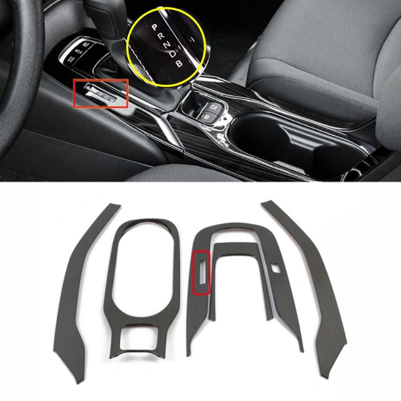 LHD For Toyota Corolla E210      2024 2025 Hybrid steel Car Central Console Gear Shift water cup Panel Trim
