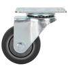 Swivel Caster 75mm Low Noise Heavy Duty TPR Wheel Accessory Replacement for Cart