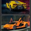 Масштаб 1/24 Lambo LPI800-4, литая под давлением модель автомобиля из сплава, игрушки, откатной автомобиль со звуком и светом для детей, коллекция подарков для взрослых