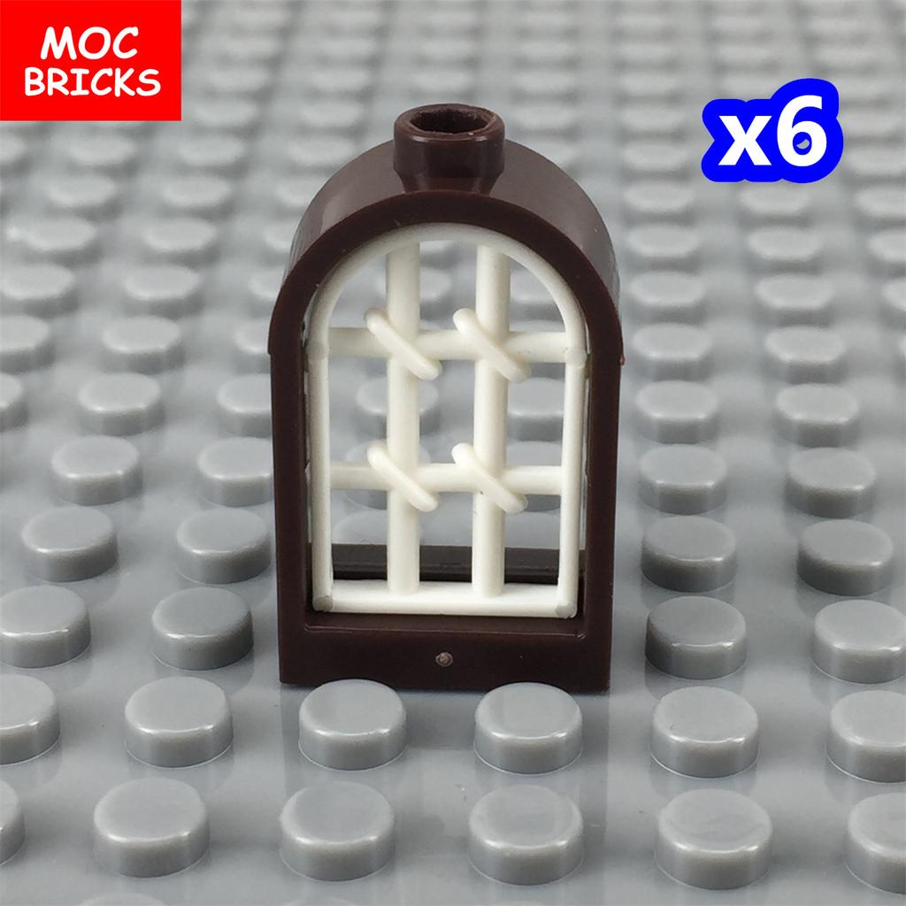 MOC Кубики Городской Дом Окно 1x2x3 1x2x2 30044 60607 Образовательные Собранные Строительные Блоки Модель Архитектура Детские Игрушки