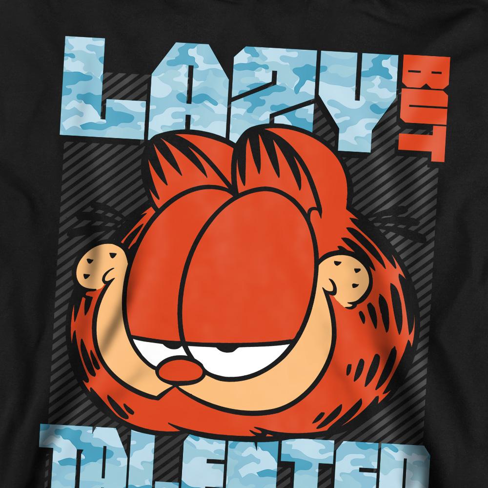 Garfield Unisex Adult Lazy But Talented Sweatshirt