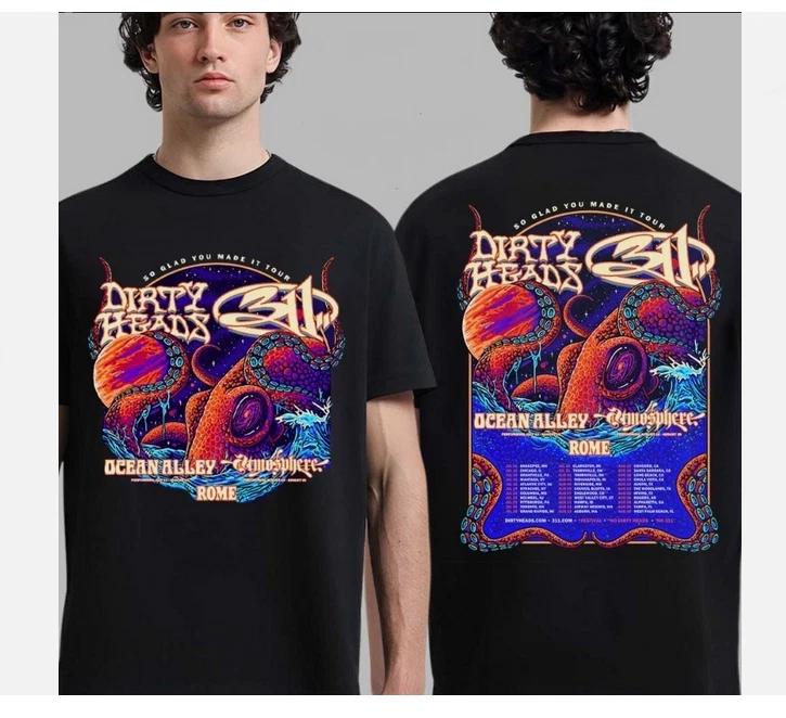 Dirty Heads 311 Ocean Alley Tour 2026 T-Shirt NA Dates 2-Sided