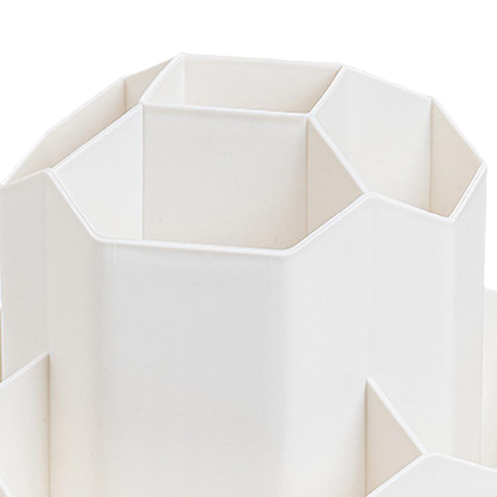 Настольный органайзер для канцелярских принадлежностей на 9 слотов, коробка для хранения канцелярских принадлежностей, вращающаяся на 360 градусов, симпатичная чашка-карандашница для домашнего офиса и школы