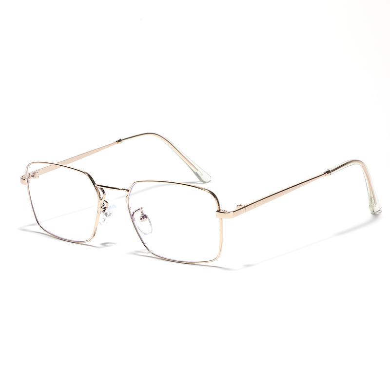 Очки Квадратные очки Nerd Sven Декоративные очки Женские изящные очки Commuter Металлические плоские зеркала