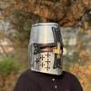 Knight Templar Crusader Helmet Medieval Big Helmet Cosplay Roleplay Steel Helmet