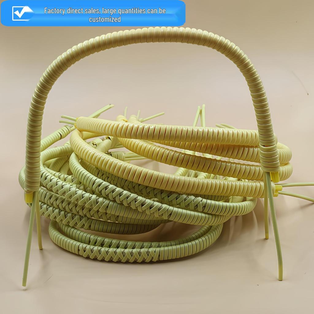 4-Hole Large Teapot and Accessories Set with Rattan Basket Handle