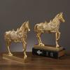 Modern Horse Ornaments Resin Miniatures Figurine Desktop Ornament Horse Statue  New Year