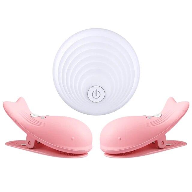 Электрический зажим для сосков, массаж груди, женская мастурбация, стимуляция клитора, игры для взрослых, эротические аксессуары, секс-игрушки для женщин, пара