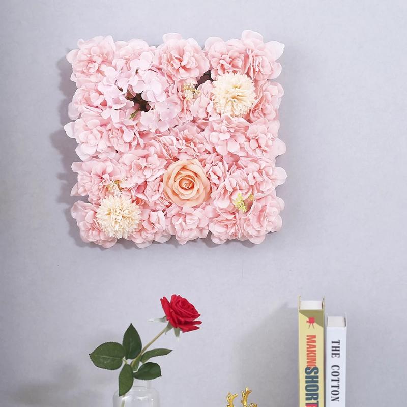 1 шт. 38x38 см шелковые цветы розы 3D фон стены свадебные украшения искусственный цветок настенная панель для домашнего декора фоны детский душ