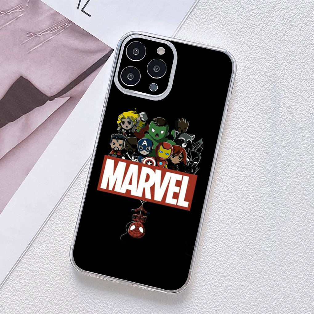 For Motorola Moto Edge 40 30 Neo G54 G24 G84 iPhone 15 14 Xiaomi Redmi Note 13 12 11 Pro Samsung Galaxy A54 Hulk Marvel Avengers Spider Iron Man Case