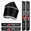 1/4/5Pcs Car Door Sill Scuff Plate Decor Carbon Fiber Stickers For S3 Gazoo Racing Avanza Alphard Scion Vellfire Hilux Aygo JH3