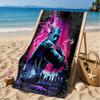 Horror Movie Characters Collage Beach Towel, Microfiber Beach Towel, Perfect For Pool, Beach, Travel, Home Decor Beach Party Fan gifts